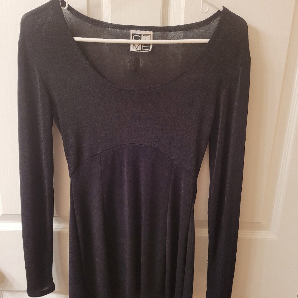 Long Sleeve Black Tunic shirt